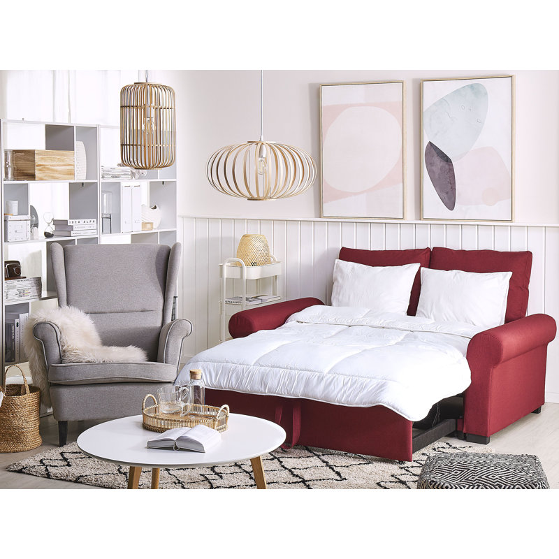 Treviso Sofa Bed, Burgundy