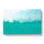 Aqua Green Water Level In Abstract - Wrapped Canvas Print-55306008