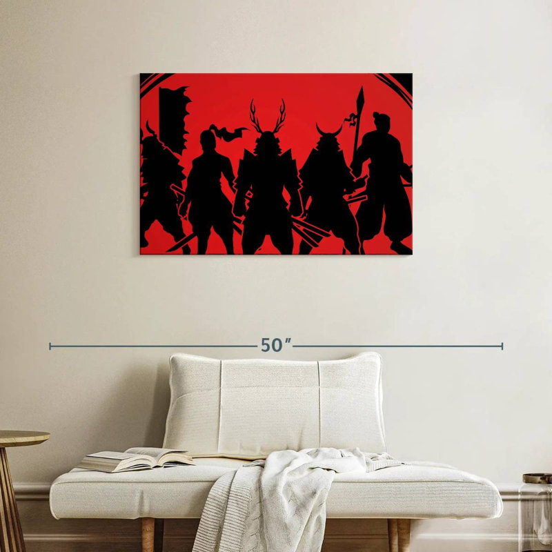 Leisha Samurai Warriors, 24" H x 36" W