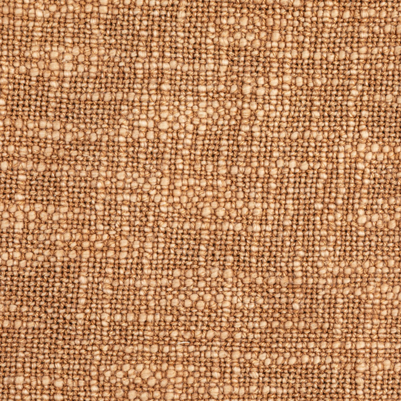 Jeté bohémien en coton flammé avec crochet et frange, Brun