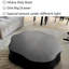Table basse noire irrégulière