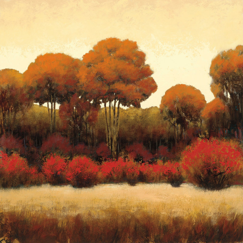Forêt d'automne II, H 30 po x l 30 po x P 1,25 po