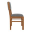 Ensemble de 4 chaises de salle à manger rembourrées en tissu de style Mid-Century, chaise de salle à manger de style campagnard