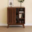 Modern Rattan Sideboard With Adjustable Shelves-1907321742