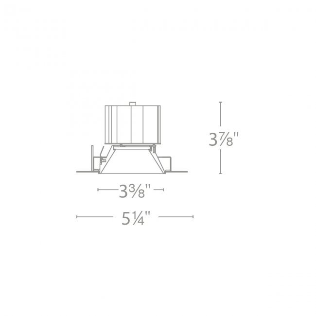 Aether 5.25" Recessed Lighting Kit, White