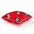 NCAA Square Pillow Cover & Insert-40855215