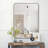 Metal Framed Rectangular Bathrrom Mirror for Wall-2064370025-2064370020