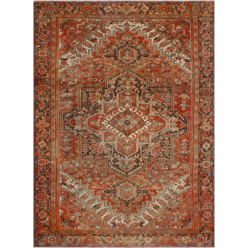 Khrystopher Heriz Faraz Rust Rug
