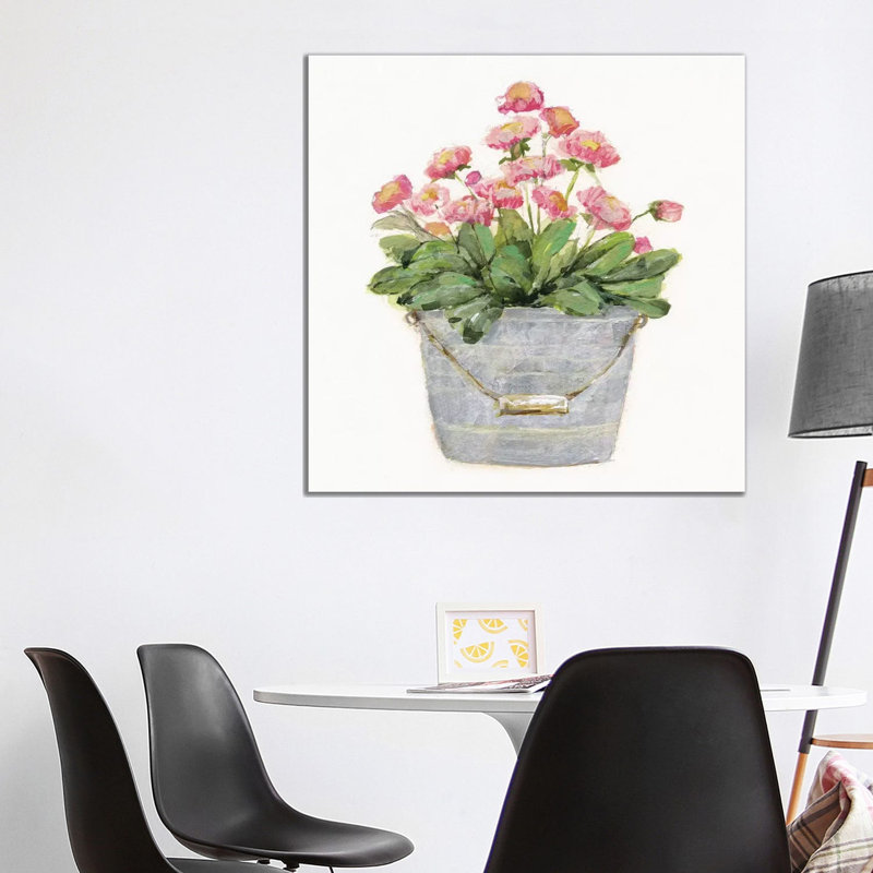 «Country Bluch IV» par Sally Swatland - reproduction d'art, Pas de tapis, H 37 po x l 37 po x P 1,5 po, Toile tendue