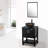 24'' Narrow Depth Single Bathroom Vanity Set with Mirror-52443436