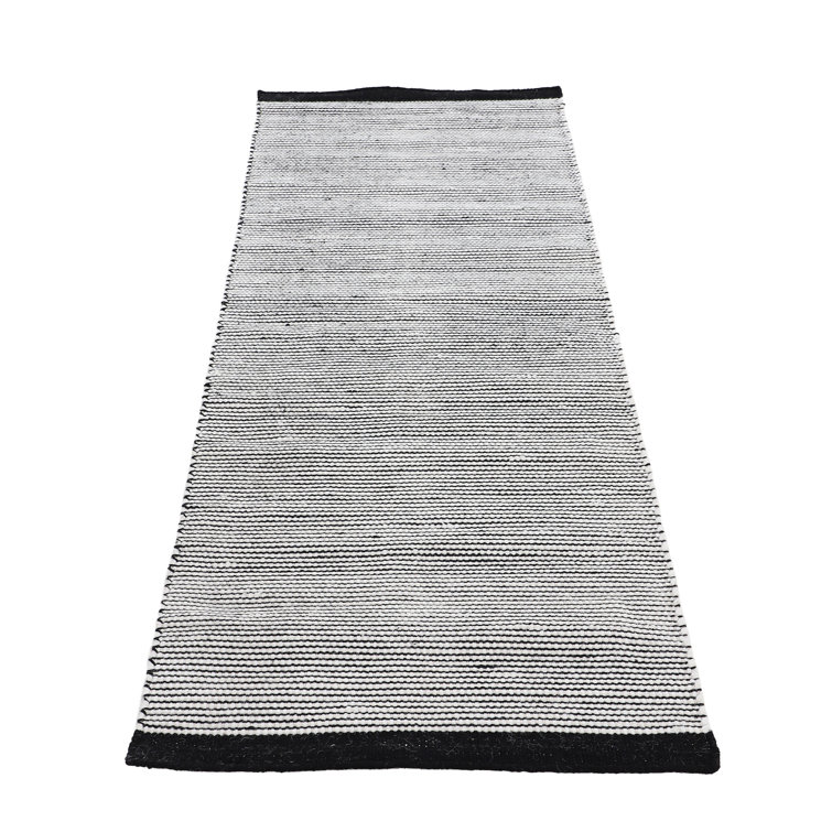 Mona Striped Wool Hand Woven Area Rug