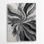 Aquarelle abstraite 30, art mural gris en métal-1338694514