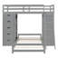 Lit superposé simple au-dessus de simple avec tiroirs Jarmen Kids-1613814577