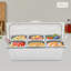Contenant alimentaire avec couvercle (2 ensembles, 6 compartiments)