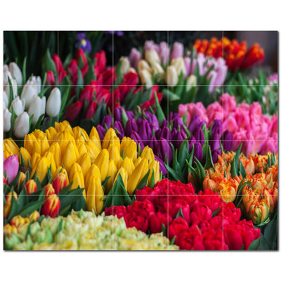 Carreau de photo murale 40 po x 32 po PT500946: 8 po x 8 po (ensemble de 20)