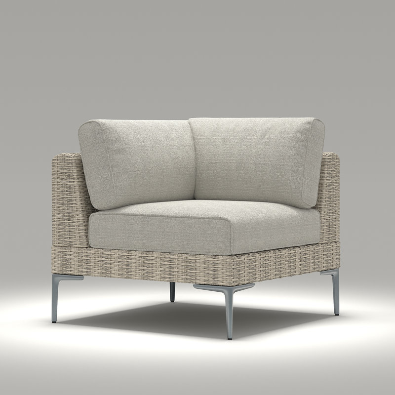 Outdoor Lounge Chair, Beige