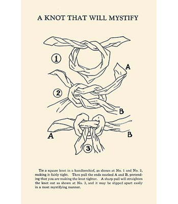 " A Knot That Will Mystify " by Harry Houdini
