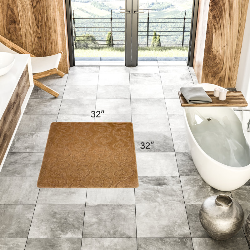 Tapis de cuisine Design, Beige, Carré 2 pi 8 po