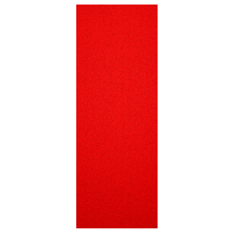 Non-Slip, Dirt-Trapping, Heavy-Duty Utility Runner Rug - (Extra-Long Custom Sizes Up to 55ft) - Absorbent for All-Weather, High-Traffic Entryways, Hallways, Patios & Offices - Red