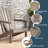 Lucus Weather Resistant Poly Adirondack Chair with Side Table-289715640