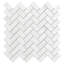 Dolomite Natural Stone Herringbone Mosaic Wall Tile