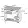 Teneyck Wood Kitchen Cart