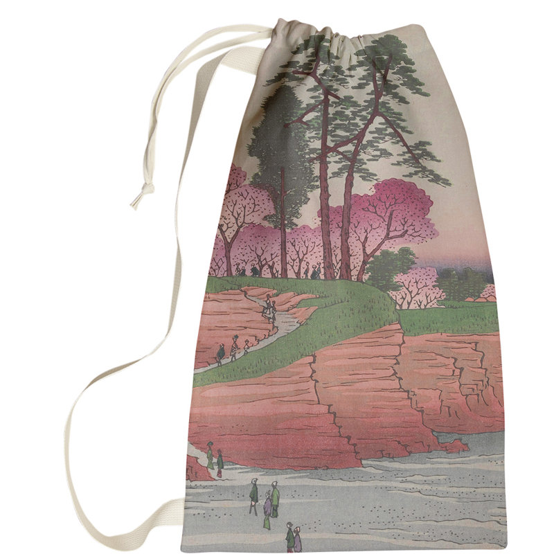 Sac à linge Macintyre Gotenyama at Shinagawa, Grand (H 76,5 po x l 29,5 po x P 1,5 po), Rose