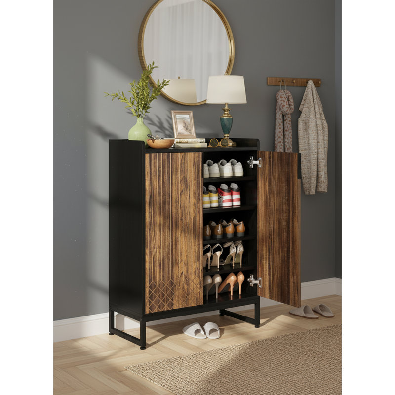 6-Tier Shoe Cabinet with Doors