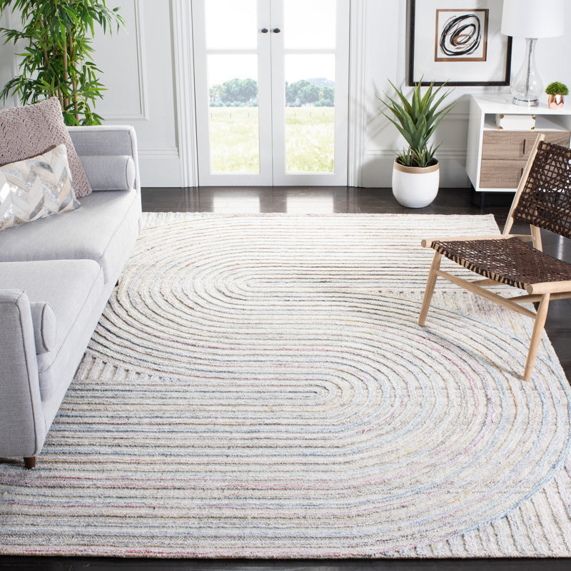 Stalter hand-tufted performance carpet, Rectangle de 5 pi x 8 pi