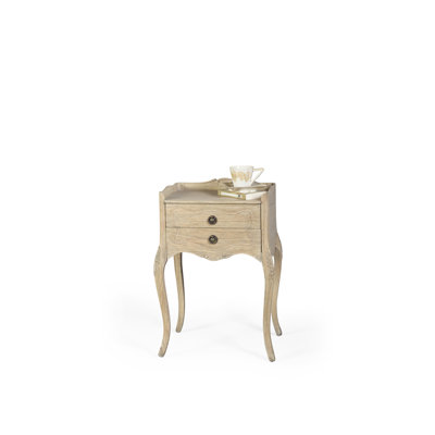 Artisans 47cm W Solid Wood Bedside Table