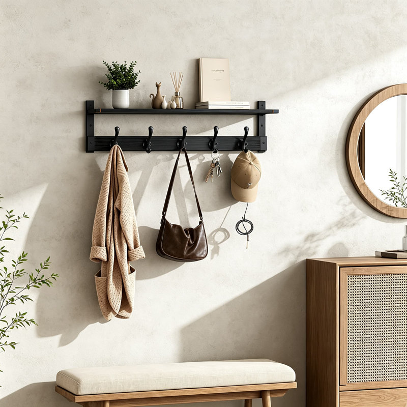 Portemanteaux mural, Black