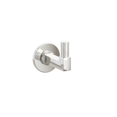 Emtek Select Single Hook w/ Small Disc Rosette, Square Stem & Knurled Tip