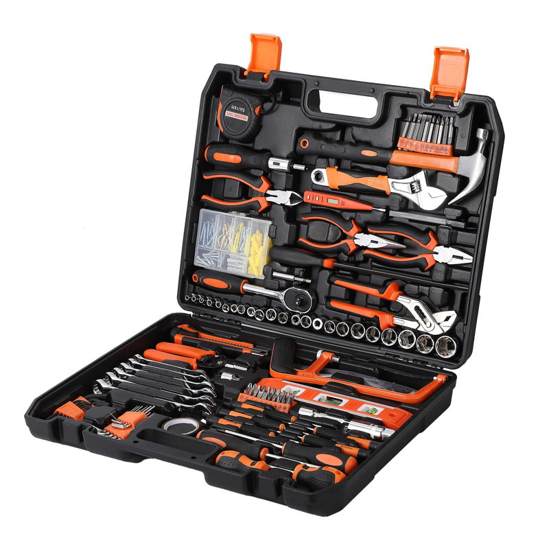 236 pièces, ensemble d'outils de ménage, clé à douille, ensemble de réparation automatique, ensemble d'outils mixtes, ensemble d'outils à main avec étui de rangement