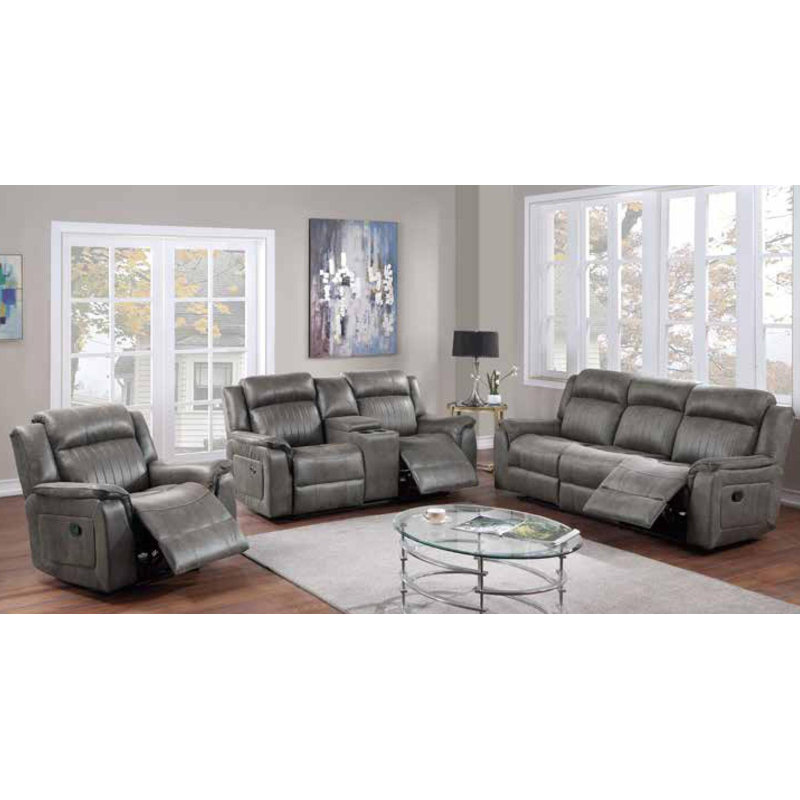 Ensemble de salon inclinable 3 pièces Delastre
