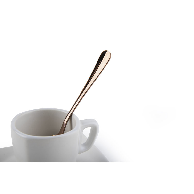 Excelsa set of 6 espresso spoons Copper steel 14,5x3x1,5 cm
