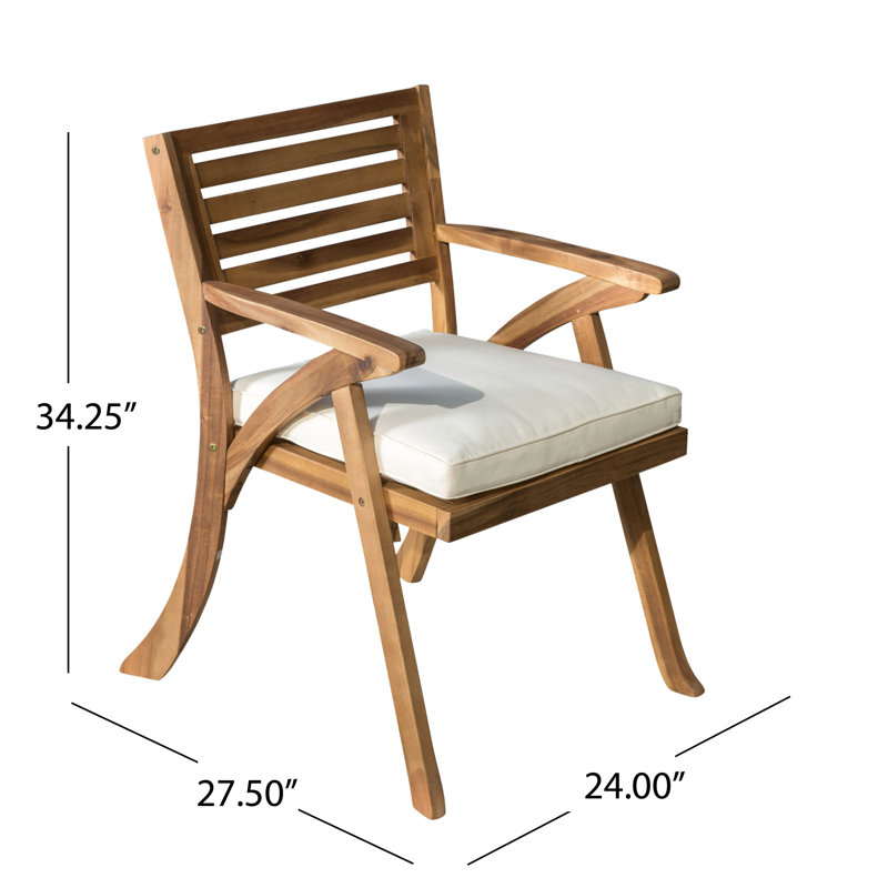 Jasmine 5 Pieces Dining Set with Cushions