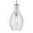 17.75" 1-Light Bell Pendant with Clear Seeded Glass-237345831