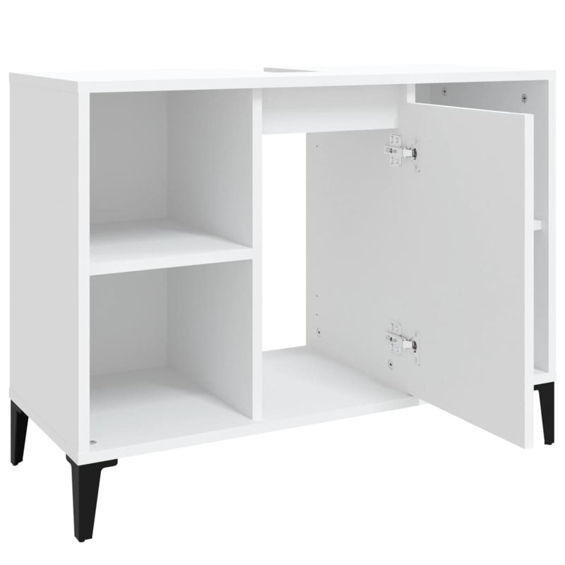 Skagway Freestanding Bathroom Cabinet, White