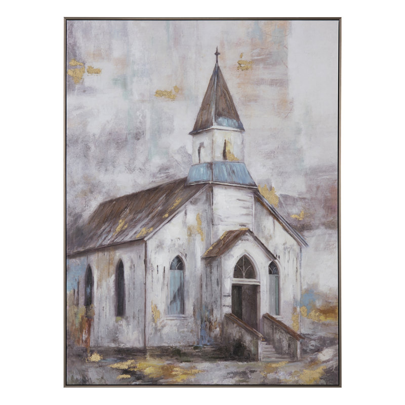 Steeple Framed Canvas Wall Art