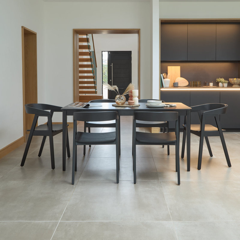 Extendable Solid Wood Base Dining Table