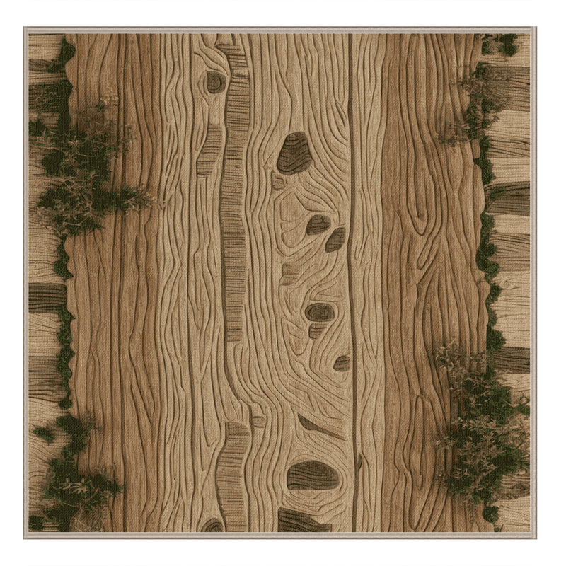 Tapis beige lavable à la machine, Carré 4 pi