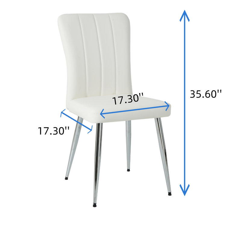 Chaise de salle à manger, Blanc