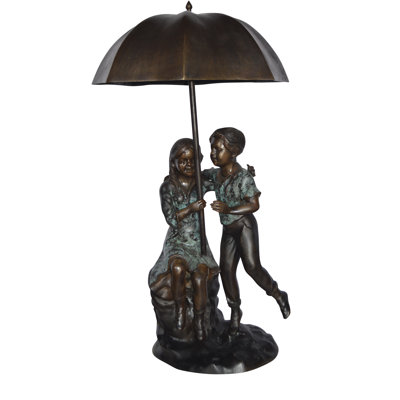 Metal Sculptural Fountain