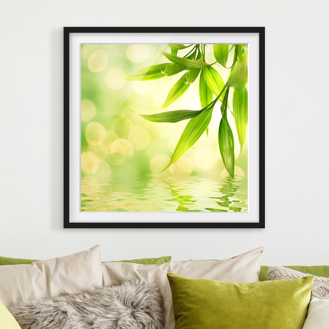 Gerahmtes Poster Green Ambience I