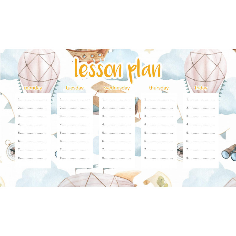 Magnetic Lesson Plan Sky Adventure