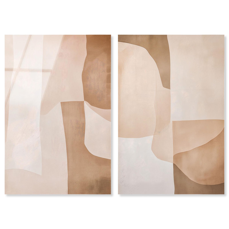 Neutral Luxe Living Art , H 15 po x l 20 po