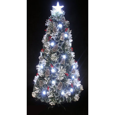 Arbre de noël artificiel pin vert 7 pi avec 270 lumières