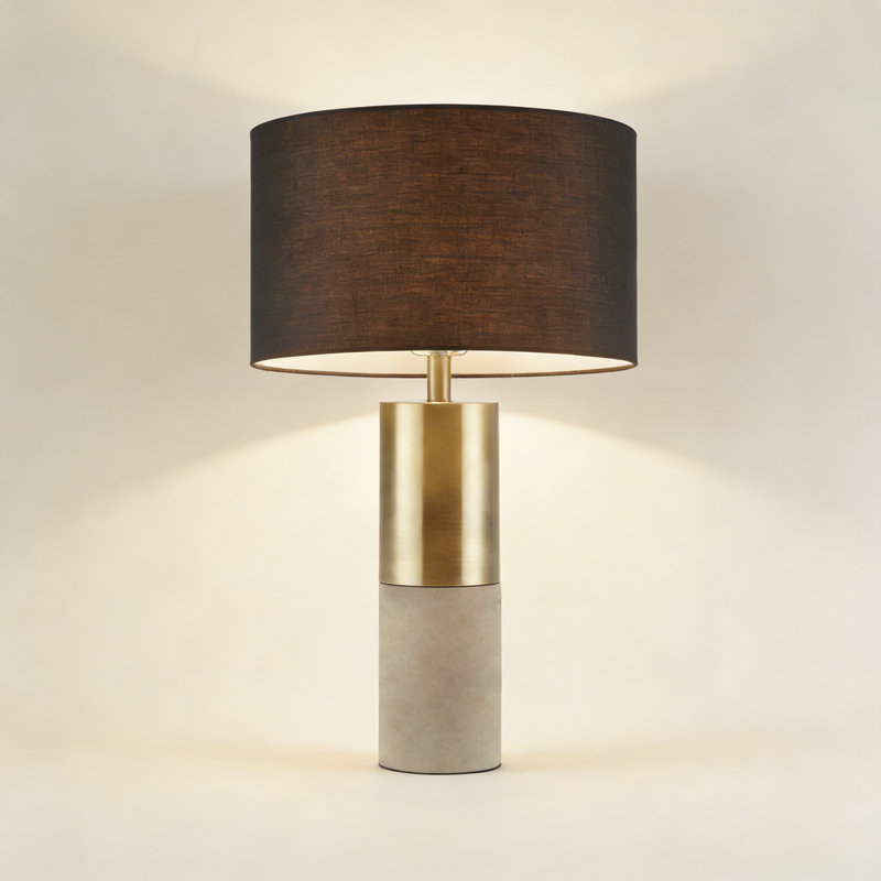 Lampe de table en béton