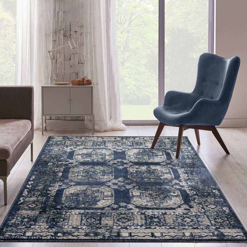 Oriental Indoor Rug, Rectangle 5' x 7'