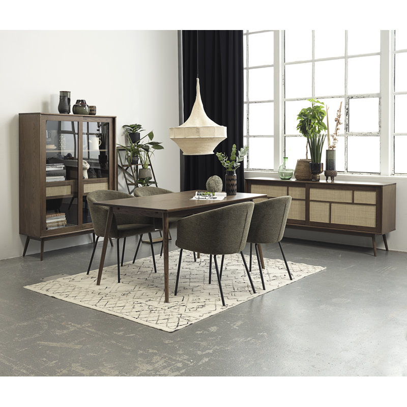 Plessis Display Cabinet, Brown